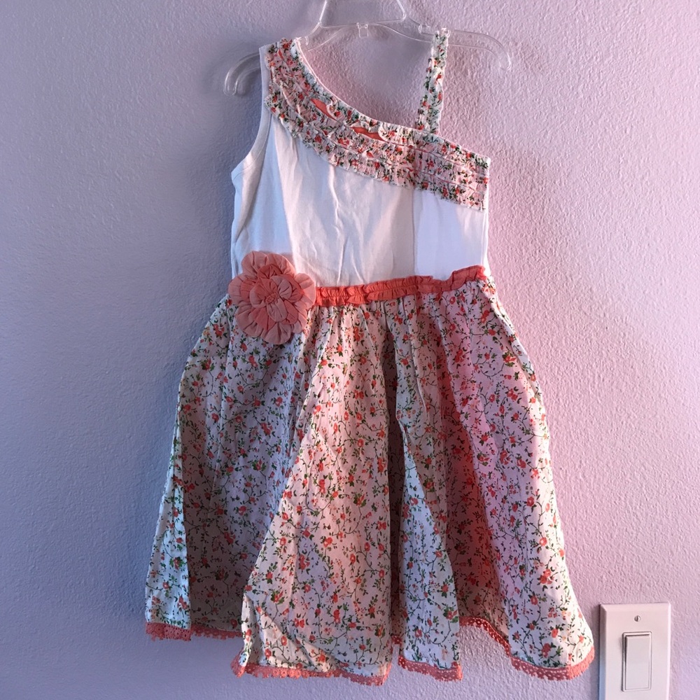 New white/orange Beetlejuice summer dress